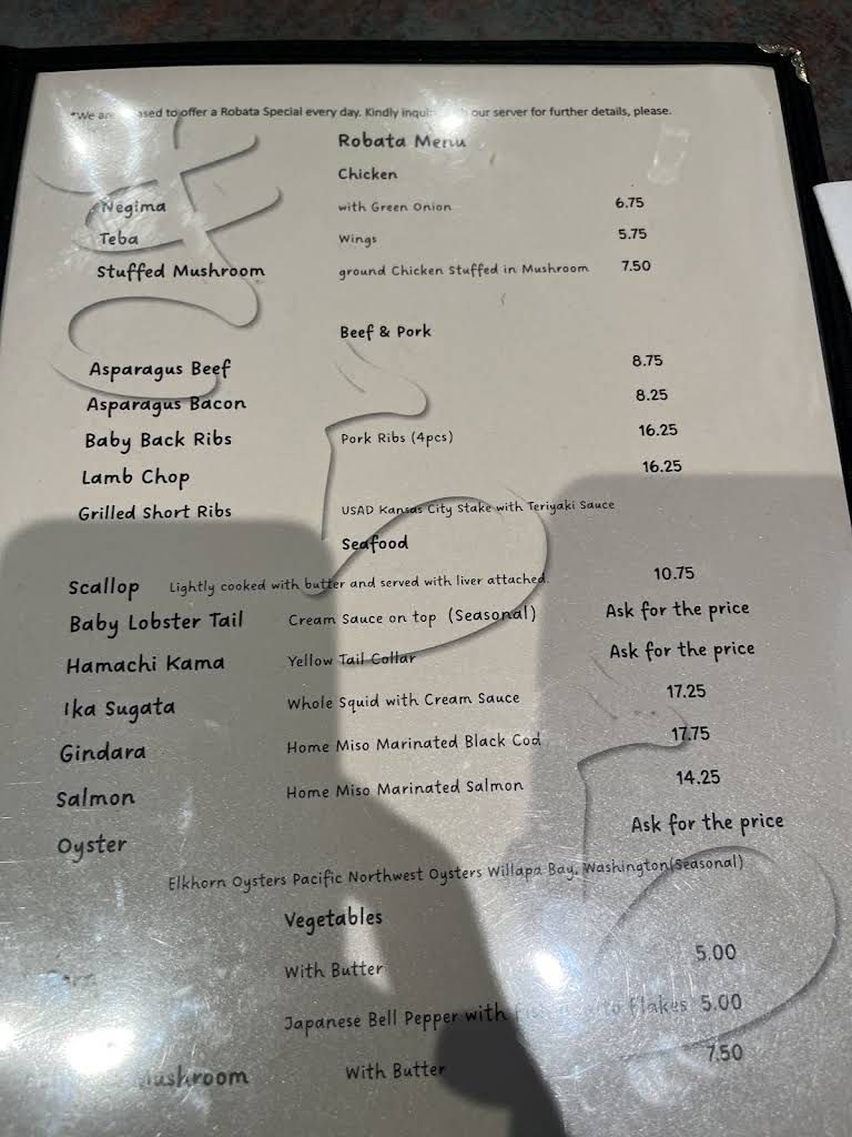 Kirala Menu 6